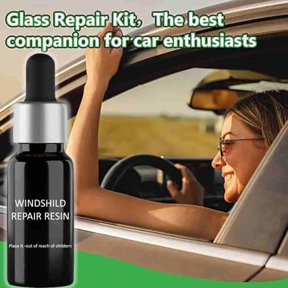 Windshield & Glass Repair Resin – Fix Cracks in Minutes! (Pack of 2)