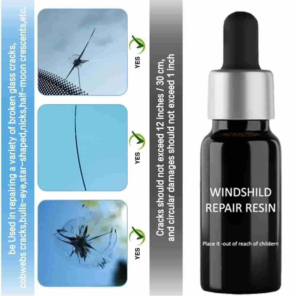 Windshield & Glass Repair Resin – Fix Cracks in Minutes! (Pack of 2)
