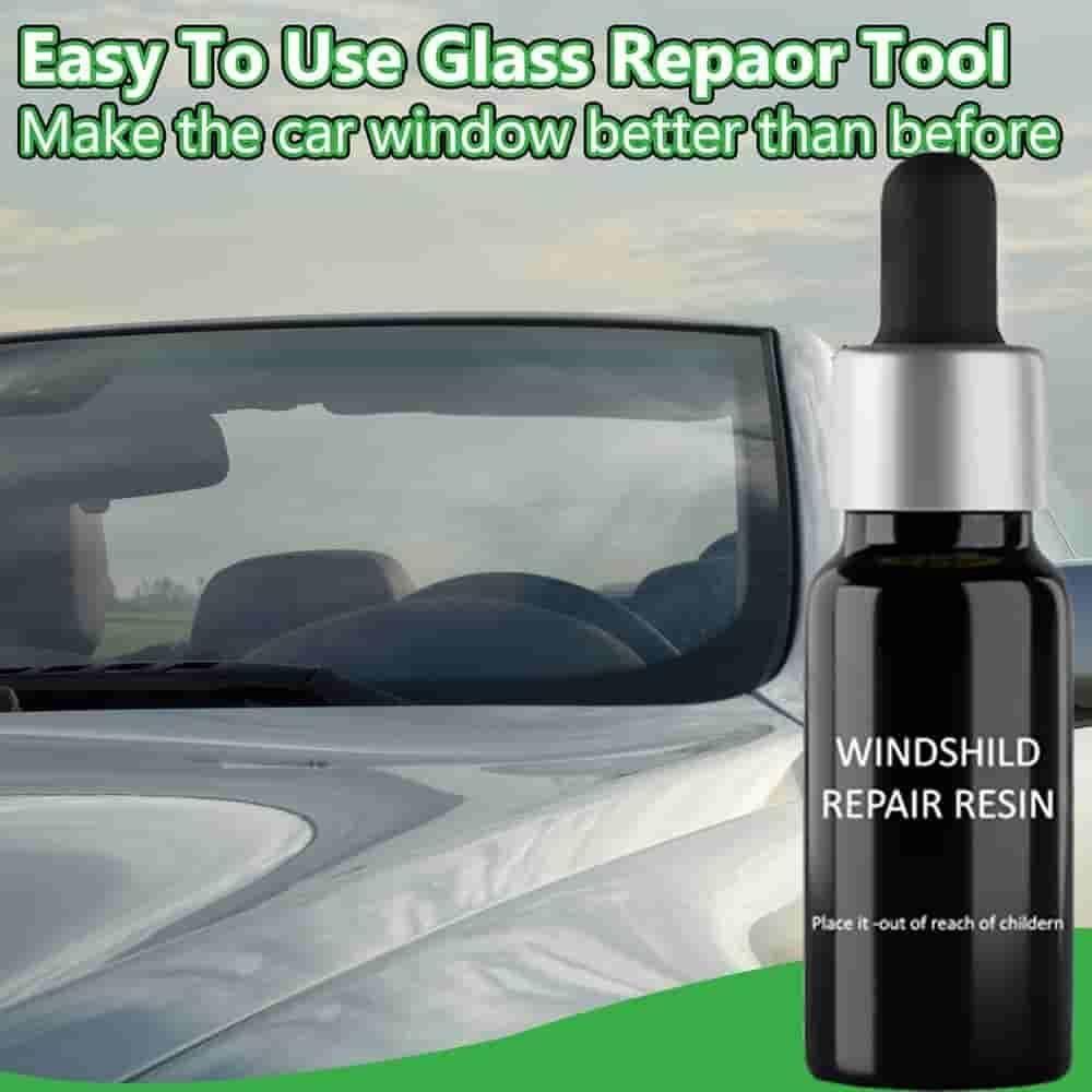 Windshield & Glass Repair Resin – Fix Cracks in Minutes! (Pack of 2)