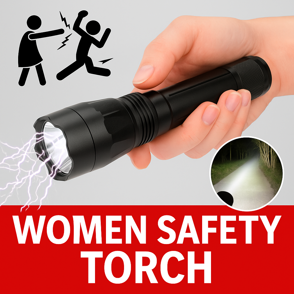 3 in 1 Rechargeable Self Defence Torch Safety Taser Electric Shock